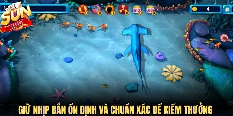 Giữ nhịp bắn ổn định và chuẩn xác để kiếm thưởng cao hàng ngày