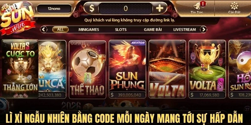 Lì xì ngẫu nhiên bằng code mỗi ngày mang tới sự hấp dẫn khó cưỡng