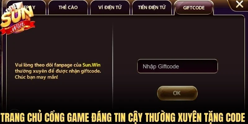 Trang chủ cổng game đáng tin cậy thường xuyên tặng code miễn phí