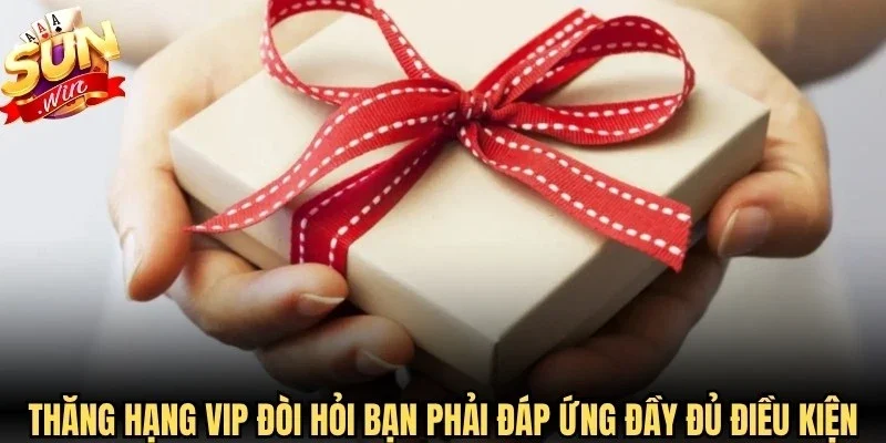 Thăng hạng VIP đòi hỏi bạn phải đáp ứng đầy đủ điều kiện