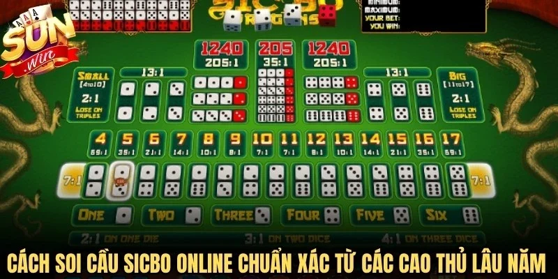 Cách soi cầu Sicbo online chuẩn xác từ các cao thủ lâu năm tại Sunwin